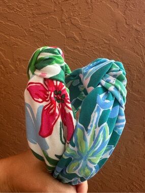 NEW! Handmade Lilly Pulitzer fabric Bundle of 2